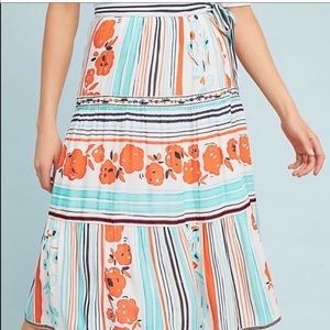 Anthropologie One September Frida Wrap Skirt